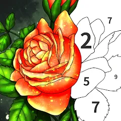 Взломанная Art Coloring - Color by Number  [МОД Много денег] - стабильная версия apk на Андроид