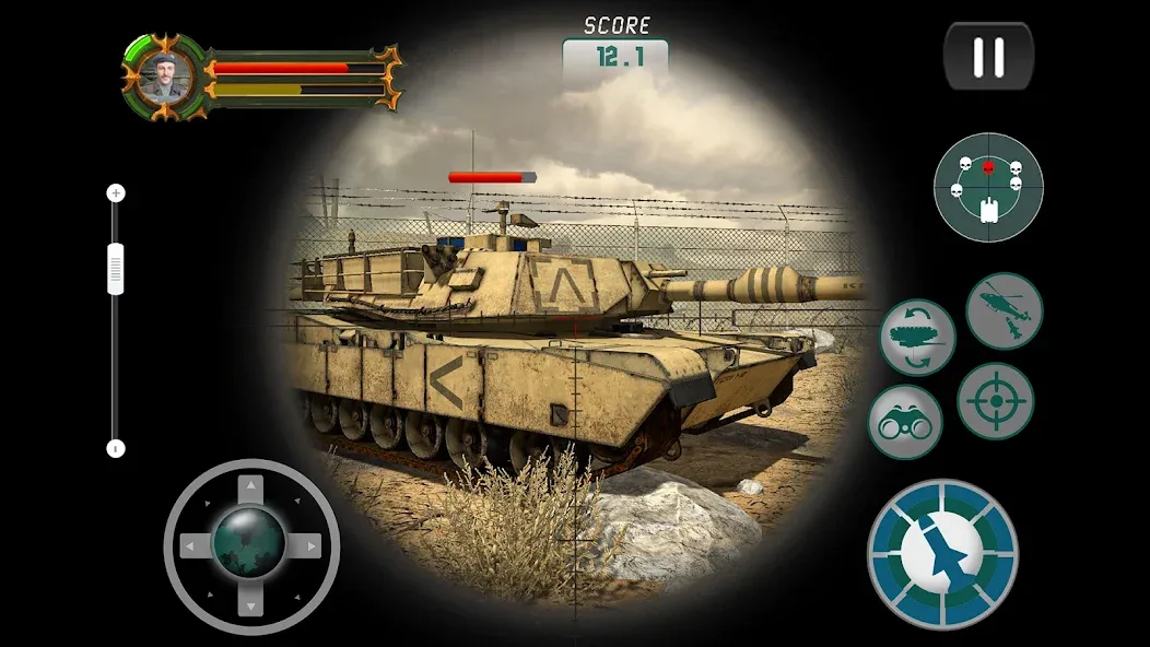 Army Tank Games Offline 3d  [МОД Много денег] Screenshot 2