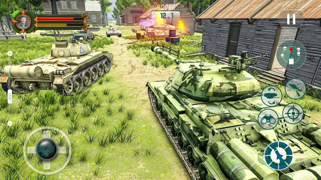 Army Tank Games Offline 3d  [МОД Много денег] Screenshot 5