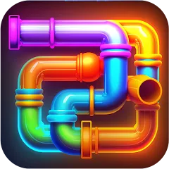 Взломанная Pipe Puzzle Connect (Пайп Пазл Коннект)  [МОД Все открыто] - последняя версия apk на Андроид