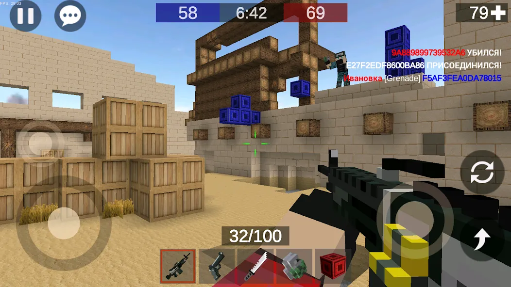 Pixel Combats 2: Gun games PvP  [МОД Unlocked] Screenshot 1