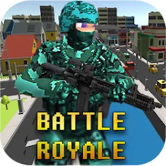 Скачать взломанную Pixel Combat: Battle Royale (Пиксельный бой)  [МОД Много монет] - последняя версия apk на Андроид