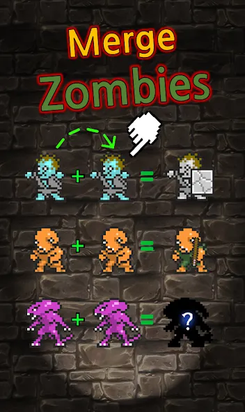 Grow Zombie VIP : Merge Zombie  [МОД Unlocked] Screenshot 1