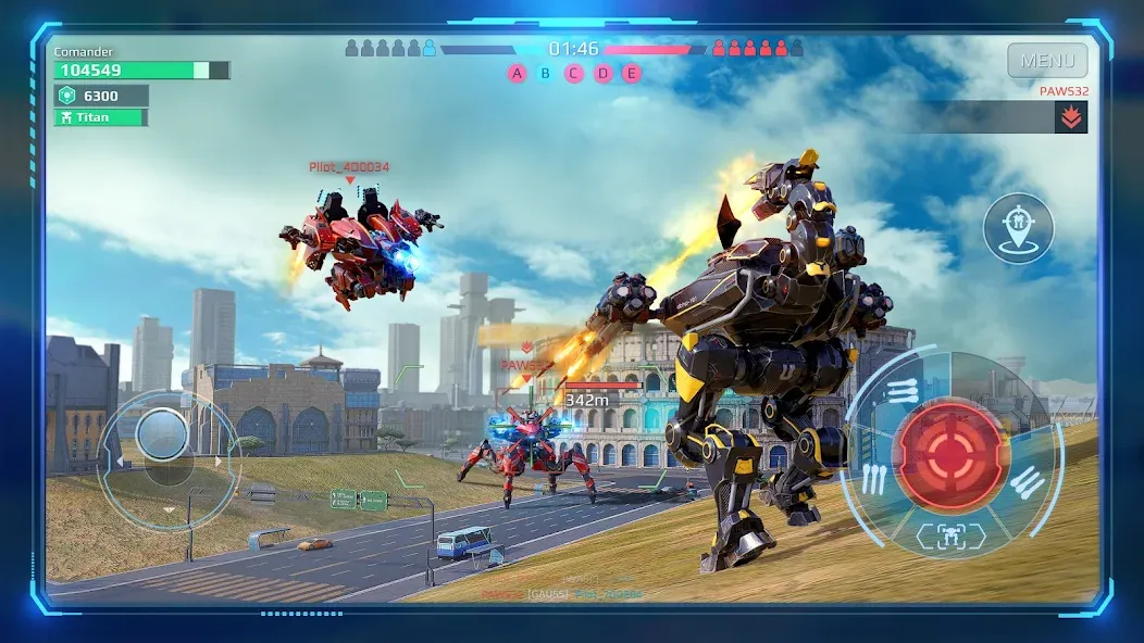 War Robots Multiplayer Battles  [МОД Много монет] Screenshot 4