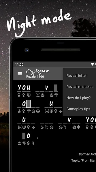 Cryptogram - puzzle quotes (Скрытограмма)  [МОД Меню] Screenshot 4