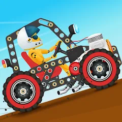 Взлом Car Builder & Racing for Kids  [МОД Меню] - последняя версия apk на Андроид