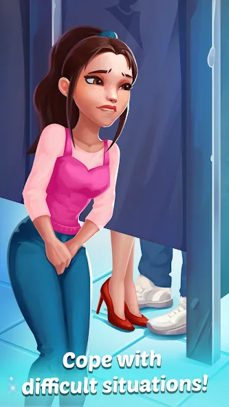 Family Town: Match-3 Makeover (Фэмили Таун)  [МОД Бесконечные монеты] Screenshot 3