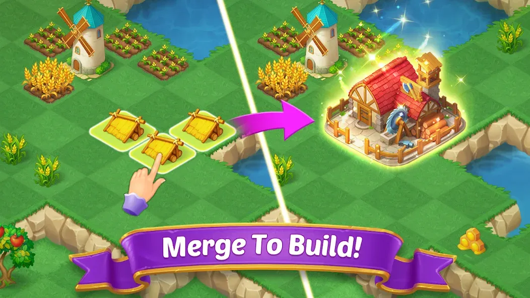 Merge Castle: Match 3 Puzzle (Мердж Кастл)  [МОД Много монет] Screenshot 3