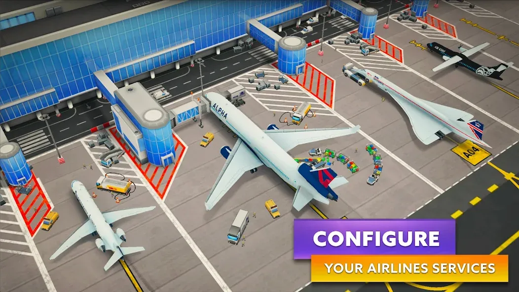 Airport Simulator: Tycoon Inc. (Эйрпорт Симулятор)  [МОД Unlocked] Screenshot 3