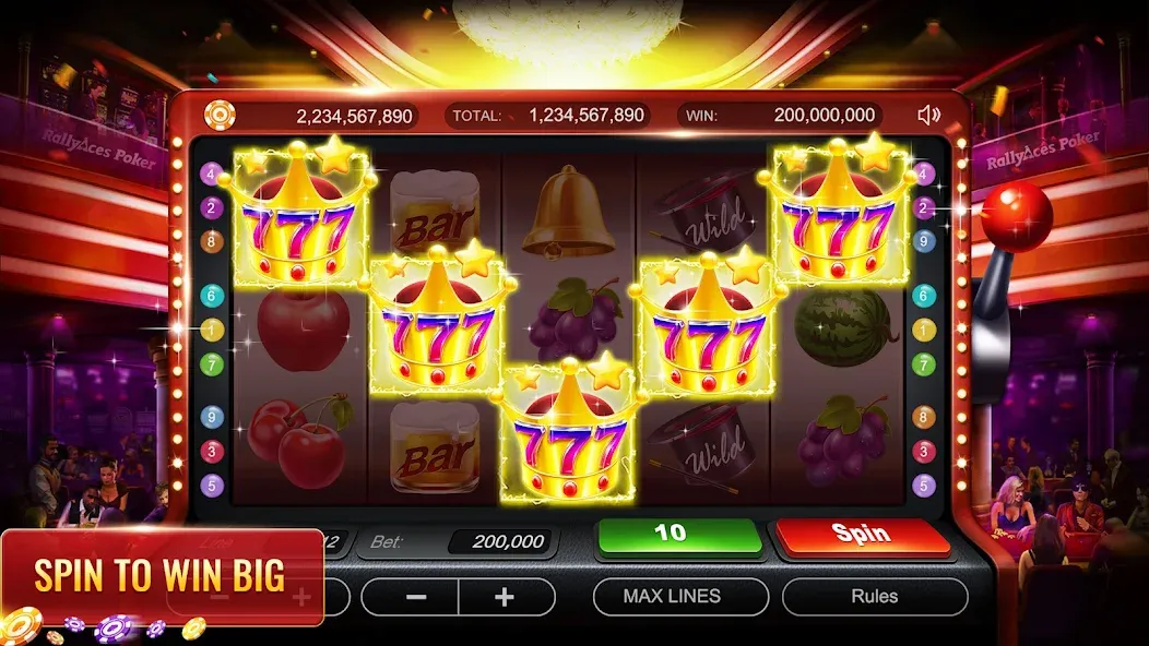 RallyAces Poker (РаллиЭйс Покер)  [МОД Unlocked] Screenshot 2