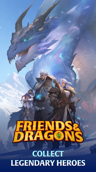 Friends & Dragons - Puzzle RPG  [МОД Меню] Screenshot 1