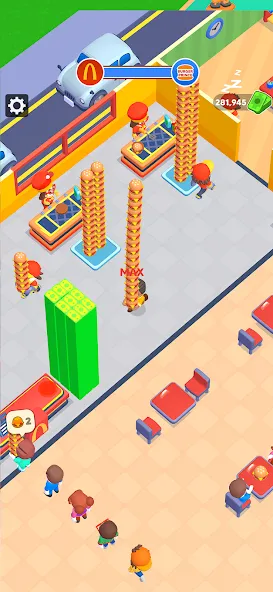 My Burger Shop: Burger Games (Май Бургер Шоп Игры)  [МОД Бесконечные деньги] Screenshot 3