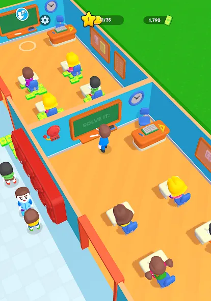 My Dream School Tycoon Games (Мои игры владения школой мечты)  [МОД Меню] Screenshot 5