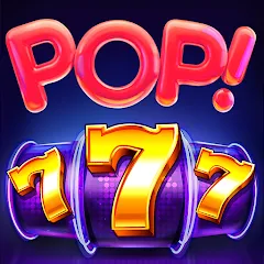 Взломанная POP! Slots™ Vegas Casino Games  [МОД Много денег] - стабильная версия apk на Андроид