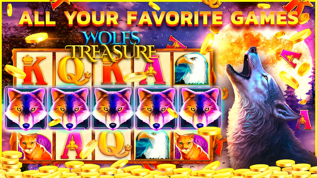 Legandary slots Casino Games  [МОД Много монет] Screenshot 1