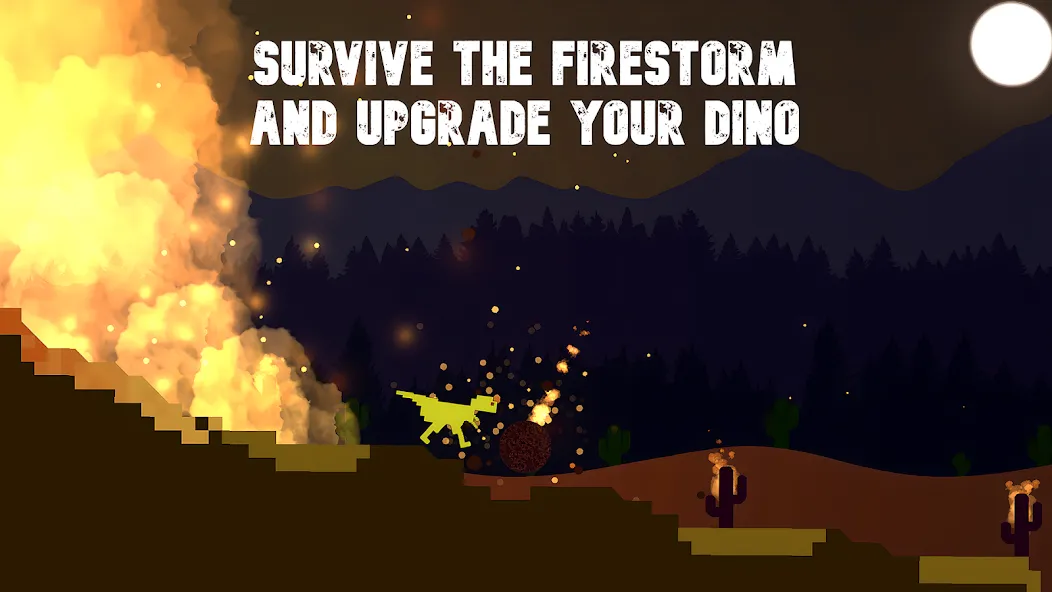 Dino Run Survival (Дино Ран Сурвайвал)  [МОД Menu] Screenshot 1