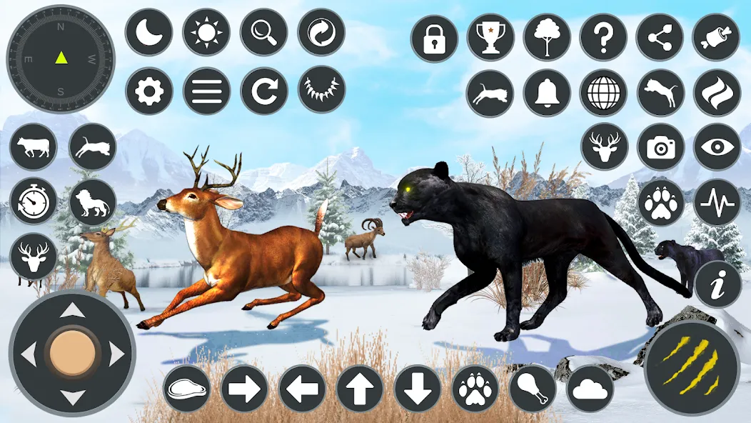 Wild Black Panther Games  [МОД Все открыто] Screenshot 1