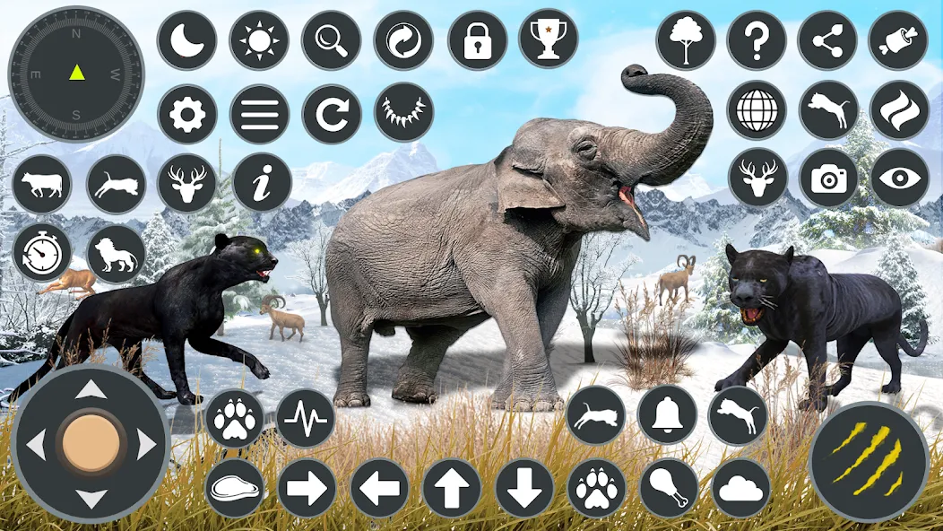 Wild Black Panther Games  [МОД Все открыто] Screenshot 3