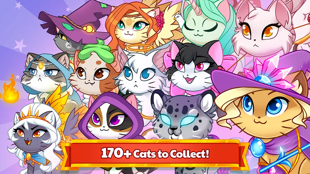 Castle Cats - Idle Hero RPG (Кэстл Кэтс)  [МОД Unlimited Money] Screenshot 4