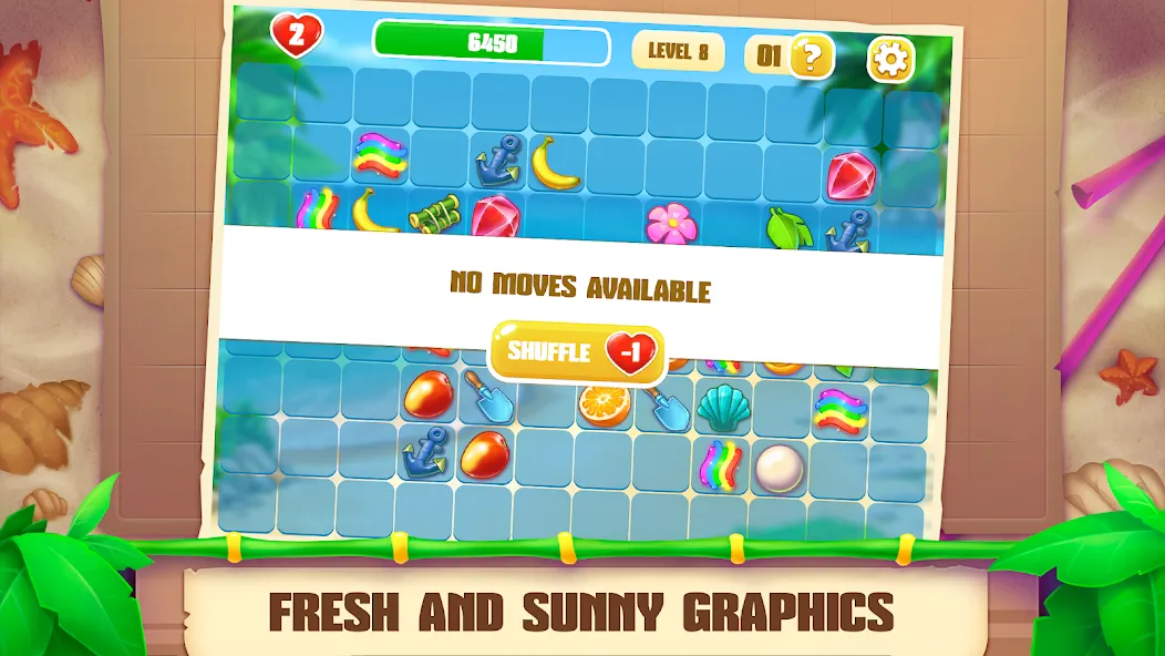 Onet Paradise: connect 2 tiles (Онет Парадайз)  [МОД Бесконечные деньги] Screenshot 3