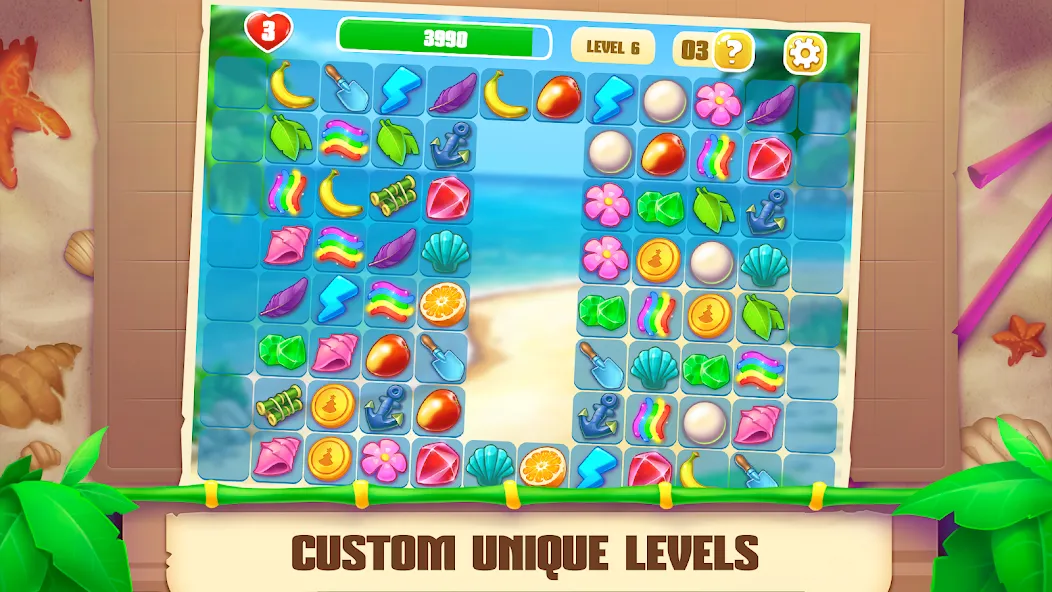 Onet Paradise: connect 2 tiles (Онет Парадайз)  [МОД Бесконечные деньги] Screenshot 5