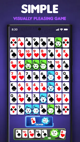 One-Eyed Jack: Card game (Сиквенс)  [МОД Много монет] Screenshot 3