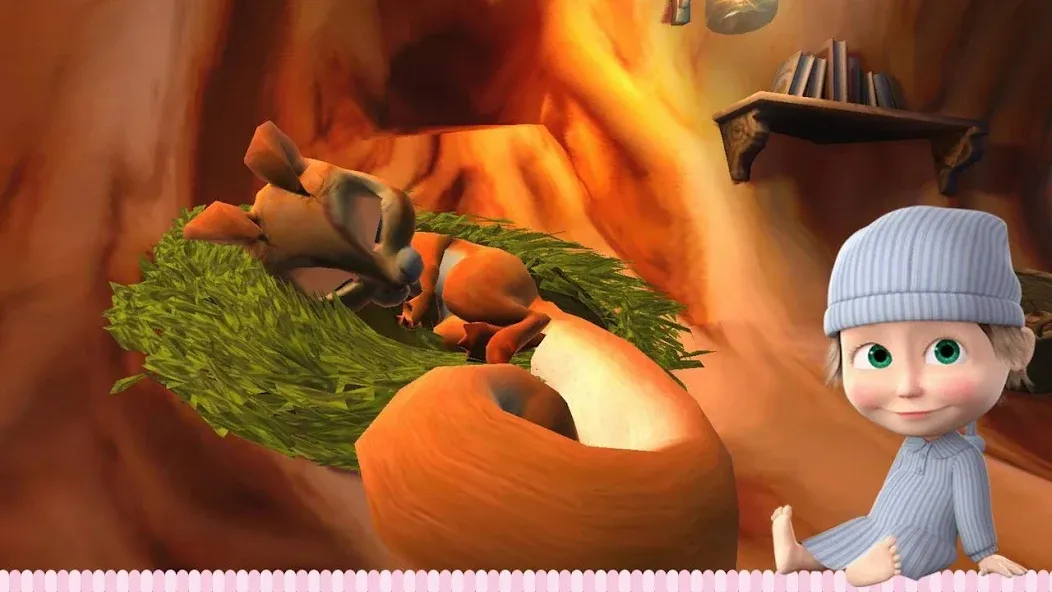 Masha and the Bear: Good Night  [МОД Menu] Screenshot 2