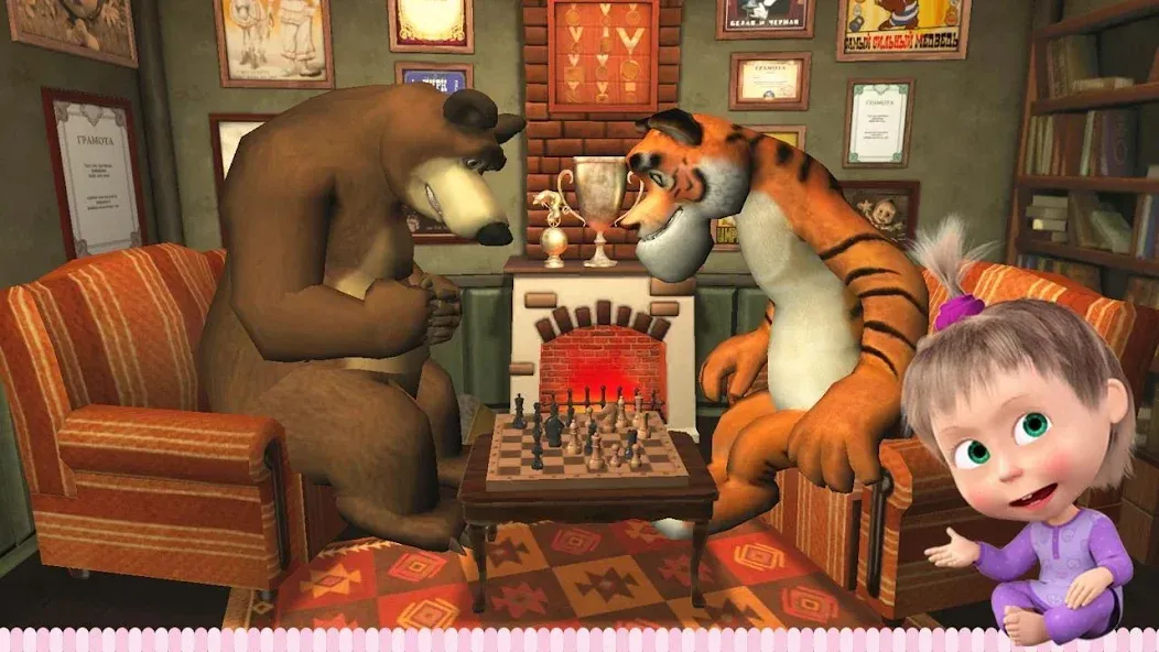 Masha and the Bear: Good Night  [МОД Menu] Screenshot 5