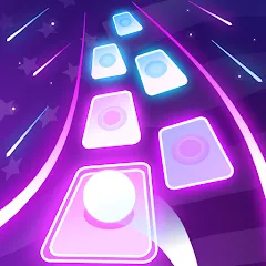 Взлом Magic Ball Tiles Hop Music Run (Меджик Бол Тайлз Хоп Мьюзик Ран)  [МОД Menu] - полная версия apk на Андроид