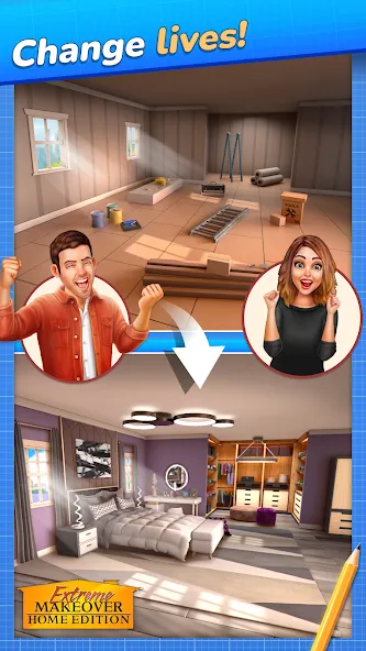 Extreme Makeover: Home Edition (Экстриммакеовер)  [МОД Все открыто] Screenshot 1