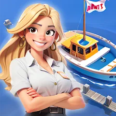 Взлом Idle Seafood Market -Tycoon (Айдл Сифуд Маркет)  [МОД Unlocked] - последняя версия apk на Андроид