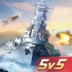 Скачать взломанную Warship Fury  [МОД Unlocked] - стабильная версия apk на Андроид