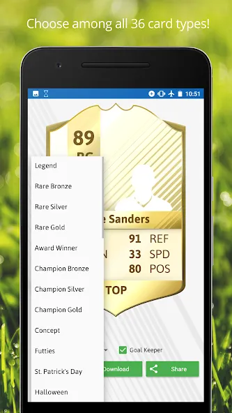 FUT Card Creator 23 (ФУТ Кард Криэйтор 23)  [МОД Меню] Screenshot 4