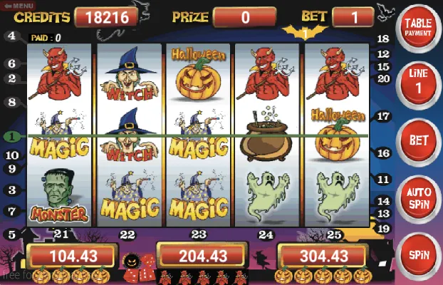 Slot Machine Halloween Lite (Слот машина Хэллоуин Лайт)  [МОД Много денег] Screenshot 2