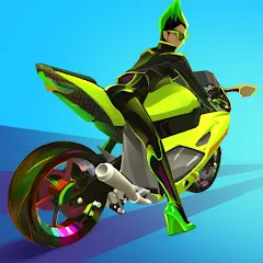 Взлом Wild Wheels: Bike Racing (Уайлд Вилз)  [МОД Бесконечные деньги] - последняя версия apk на Андроид