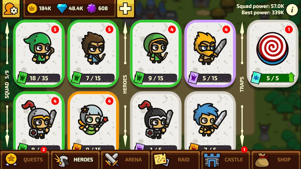 Raid Heroes: Total War  [МОД Menu] Screenshot 4