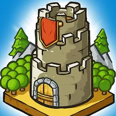 Взломанная Grow Castle - Tower Defense (Гроу Касл)  [МОД Бесконечные монеты] - последняя версия apk на Андроид