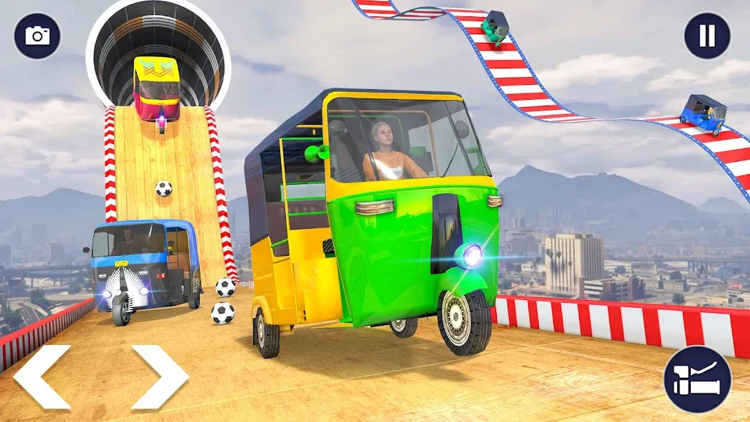 Tuk Tuk Auto Rickshaw Games 3D (Тук Тук Автомобильные рикши игры 3D)  [МОД Меню] Screenshot 2