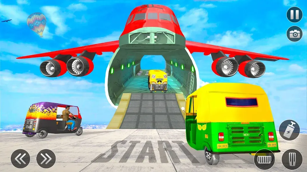 Tuk Tuk Auto Rickshaw Games 3D (Тук Тук Автомобильные рикши игры 3D)  [МОД Меню] Screenshot 3