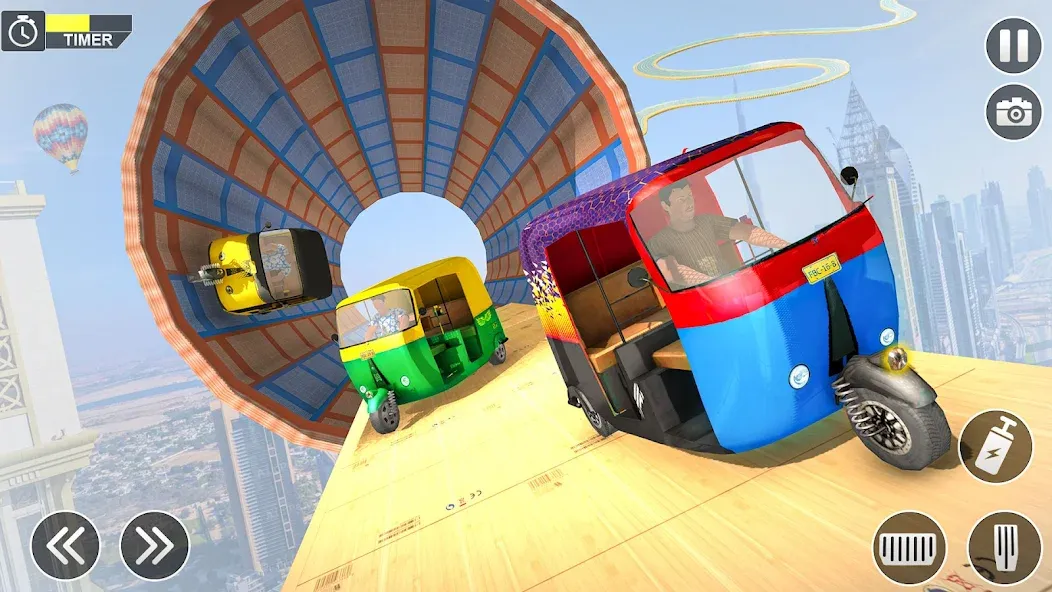 Tuk Tuk Auto Rickshaw Games 3D (Тук Тук Автомобильные рикши игры 3D)  [МОД Меню] Screenshot 4