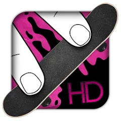 Скачать взломанную Fingerboard HD Skateboarding (Фингерборд ХД скейтбординг)  [МОД Unlimited Money] - последняя версия apk на Андроид