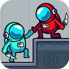 Взломанная We're Impostors: Kill Together  [МОД Mega Pack] - полная версия apk на Андроид