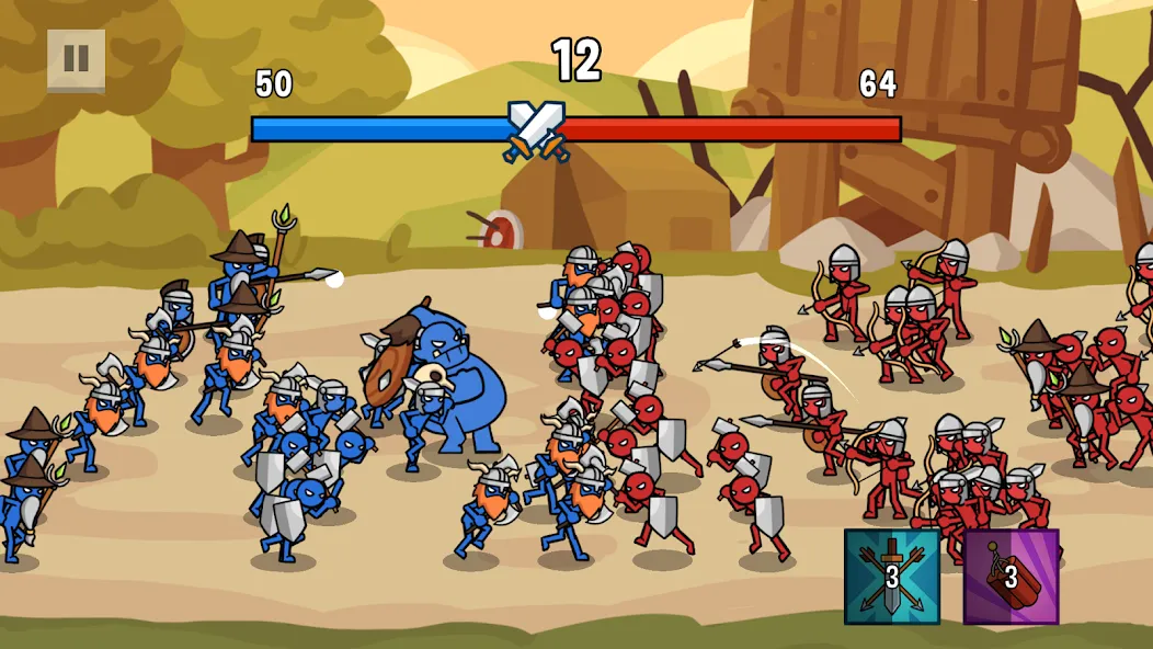 Stick Battle: War of Legions (Стик битва)  [МОД Menu] Screenshot 1