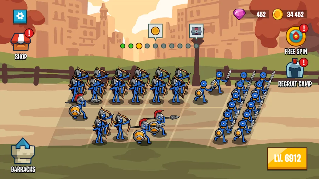 Stick Battle: War of Legions (Стик битва)  [МОД Menu] Screenshot 4