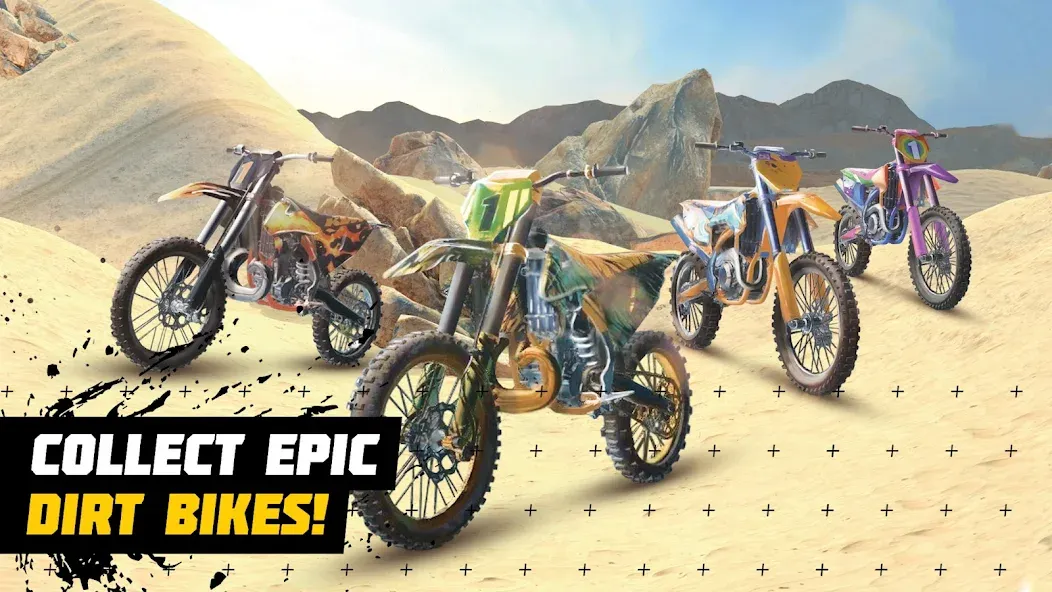 Dirt Bike Unchained: MX Racing (Дерт Байк Анчейнд)  [МОД Mega Pack] Screenshot 1