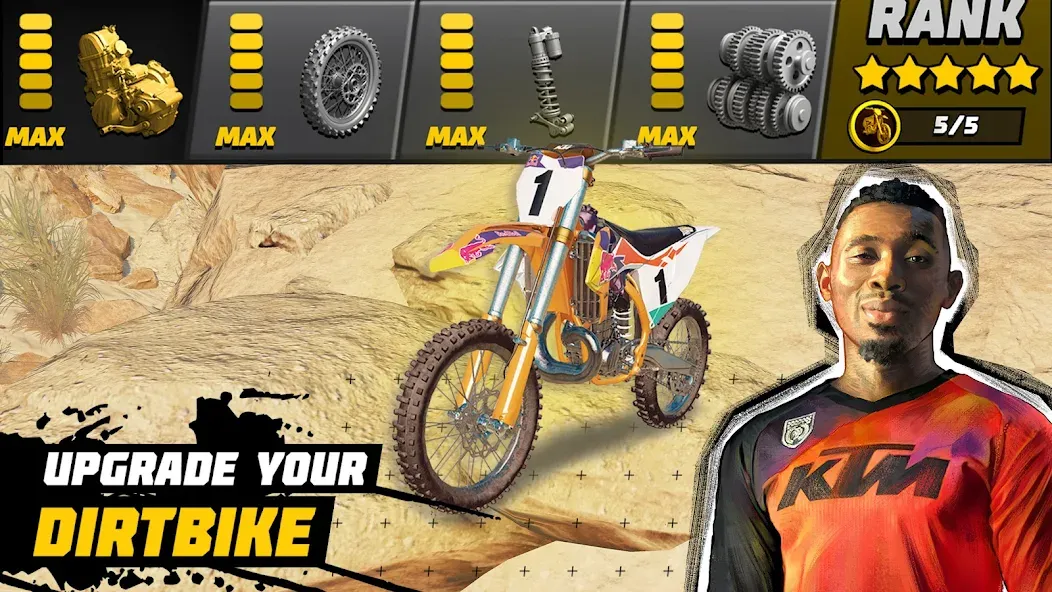 Dirt Bike Unchained: MX Racing (Дерт Байк Анчейнд)  [МОД Mega Pack] Screenshot 3