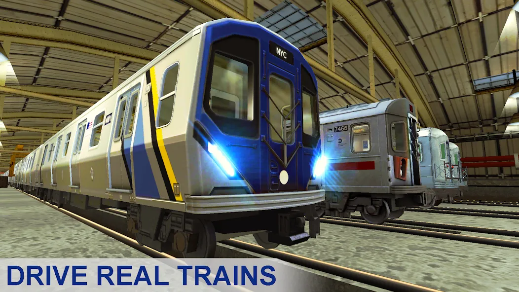 Subway Train Simulator  [МОД Menu] Screenshot 1