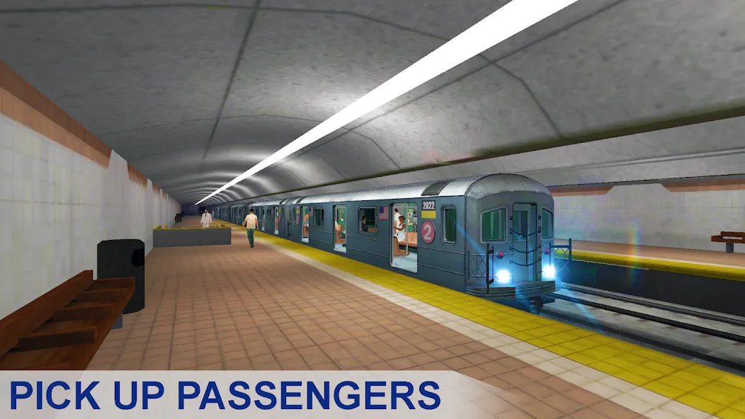 Subway Train Simulator  [МОД Menu] Screenshot 2