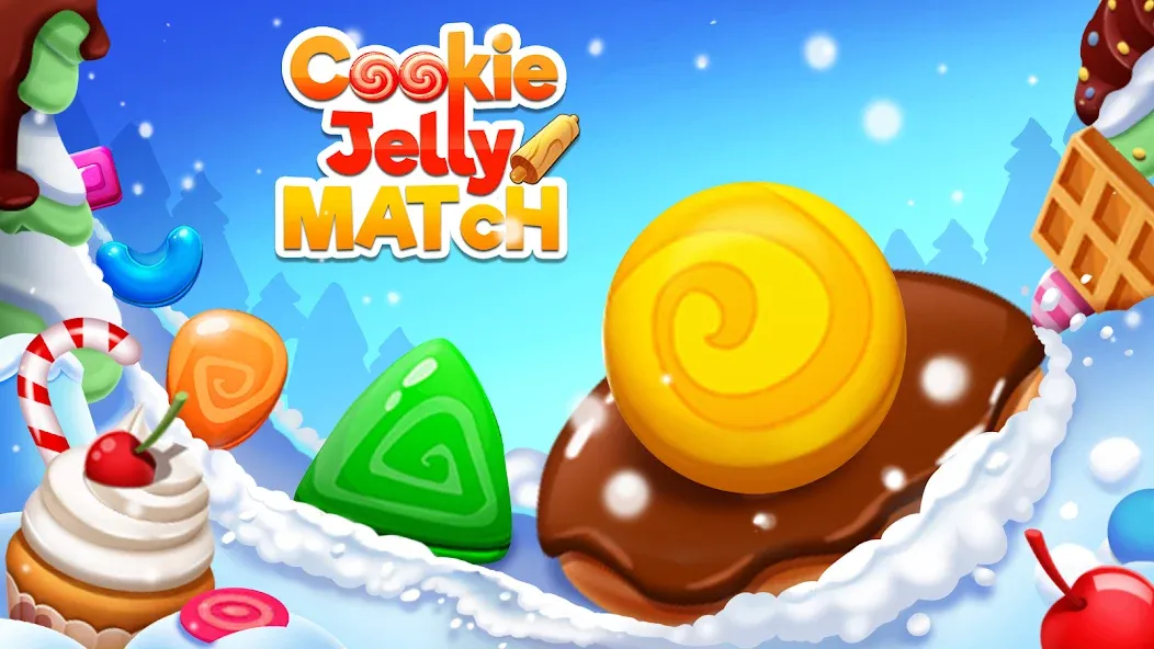 Cookie Jelly Match (Куки Джелли Матч)  [МОД Много денег] Screenshot 1