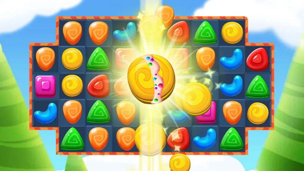 Cookie Jelly Match (Куки Джелли Матч)  [МОД Много денег] Screenshot 2